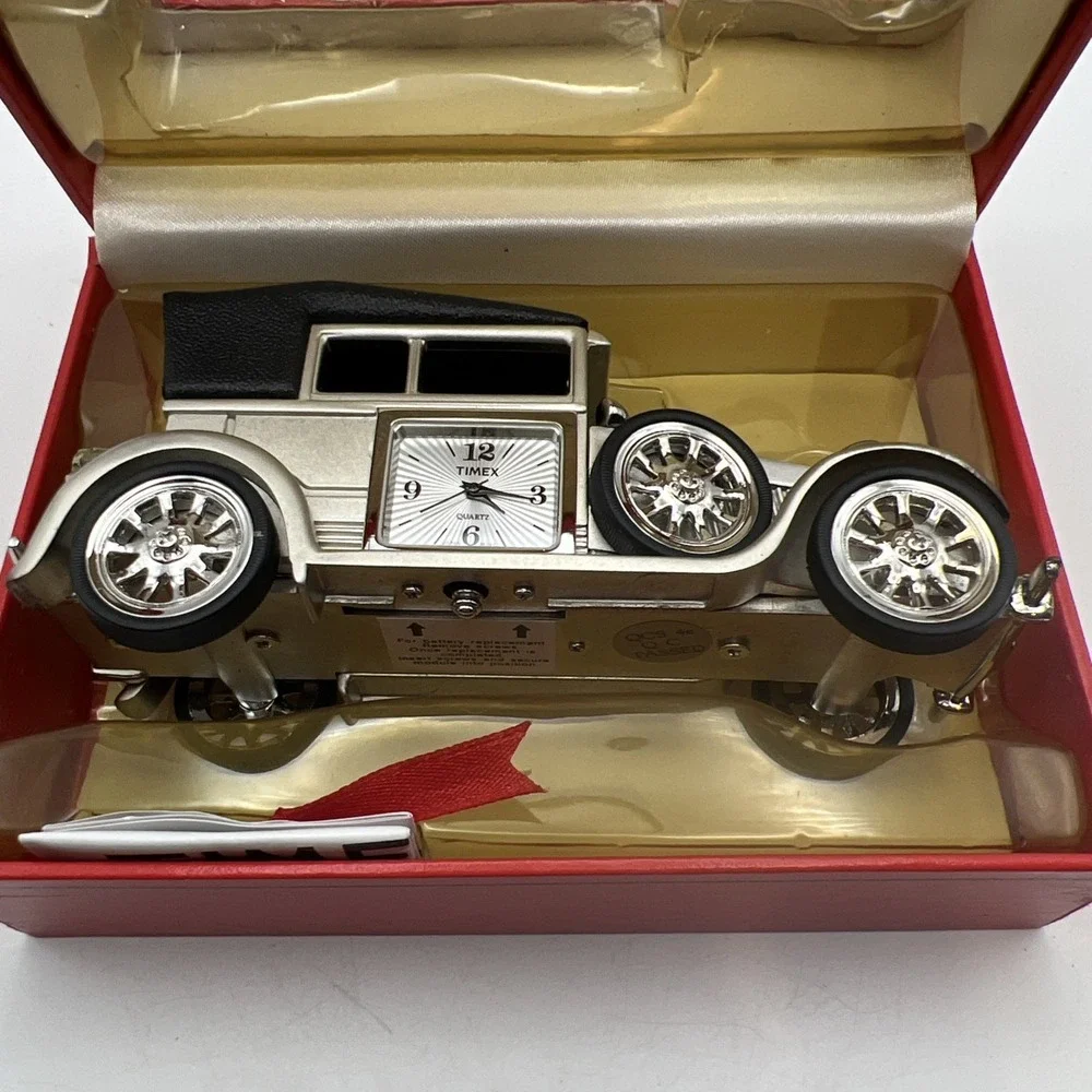 Vintage Timex Collectible Mini Clock Car - New